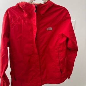 North Face Red Rain Jacket